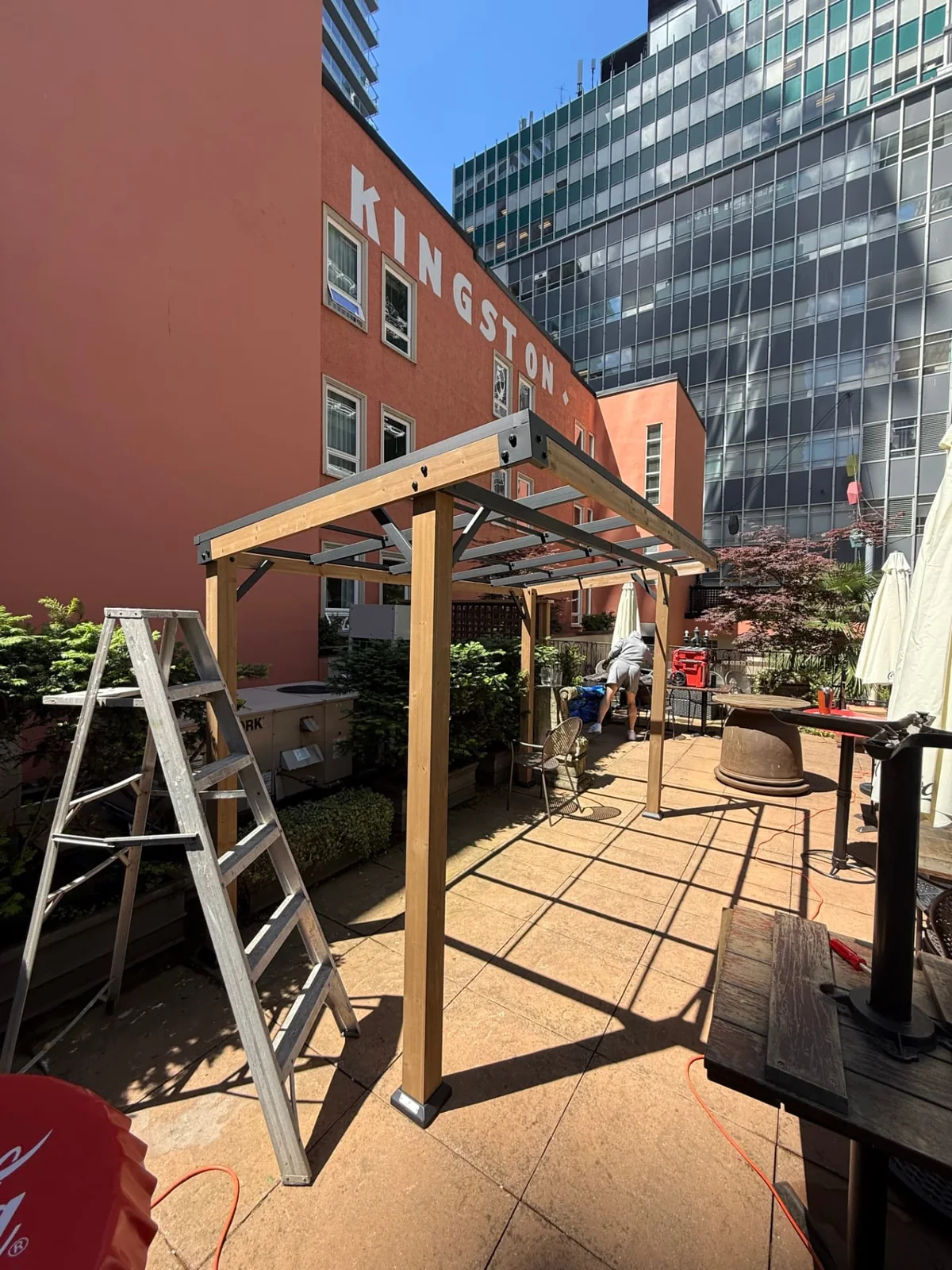 Professional gazebo installation by Makto Services