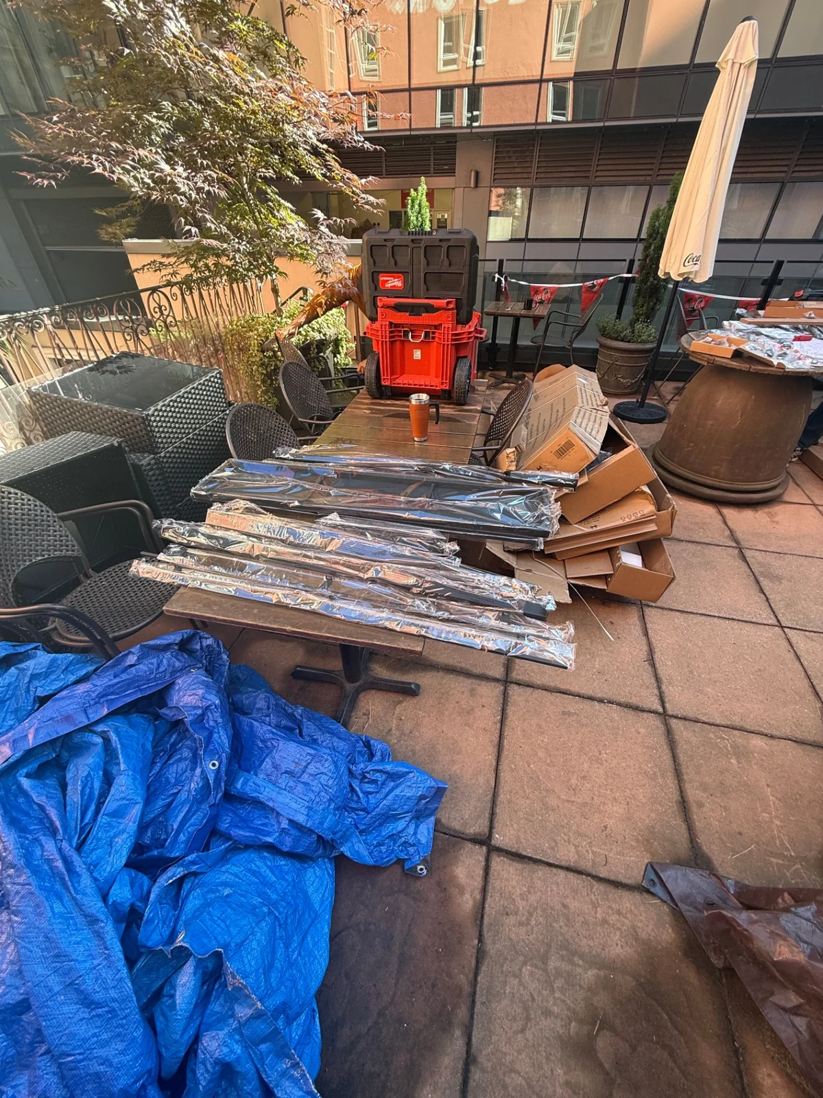 Professional gazebo installation by Makto Services