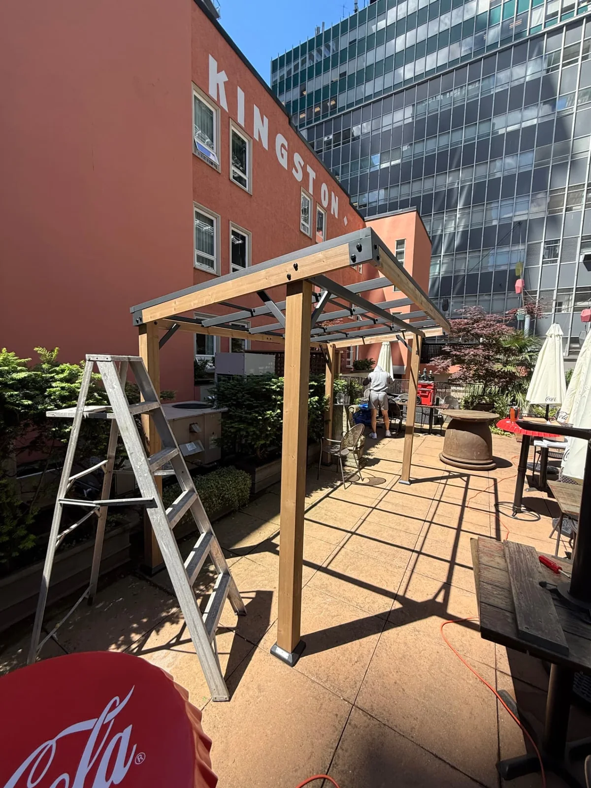 Professional gazebo installation by Makto Services