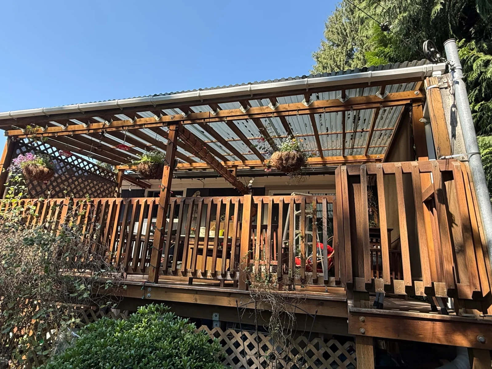 Deck cover repair and restoration by Makto Services