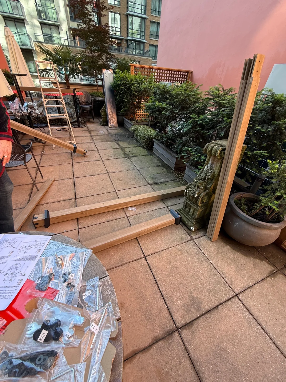 Professional gazebo installation by Makto Services