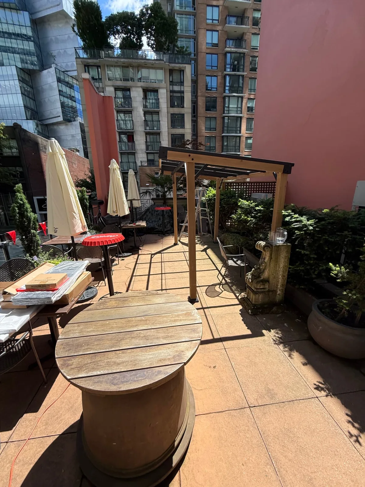 Professional gazebo installation by Makto Services