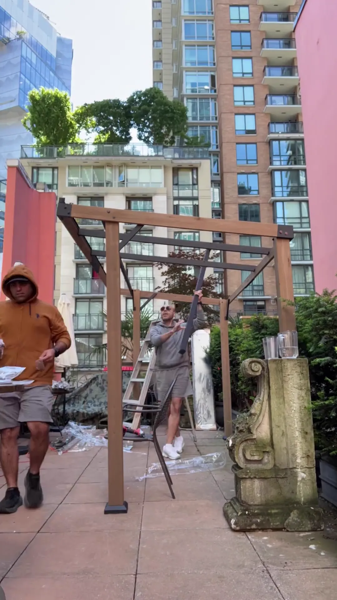 Professional gazebo installation by Makto Services